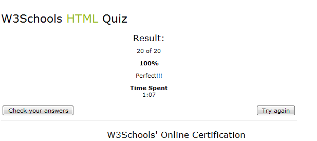 W3Schools snapshot 2